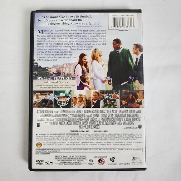 The Blind Side (DVD, 2009, Sandra Bullock) - Picture 3 of 3